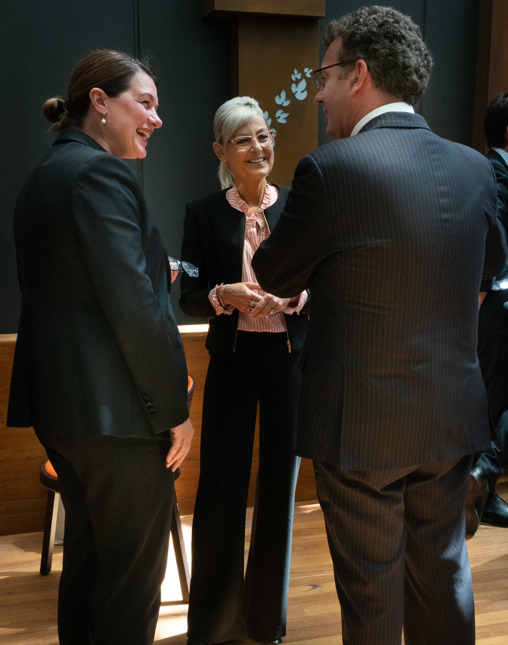 Deputy President Marica Duvnjak, the Honourable Elise Archer Attorney General of Tasmania, Phillip Zeeman President of the Bar Association